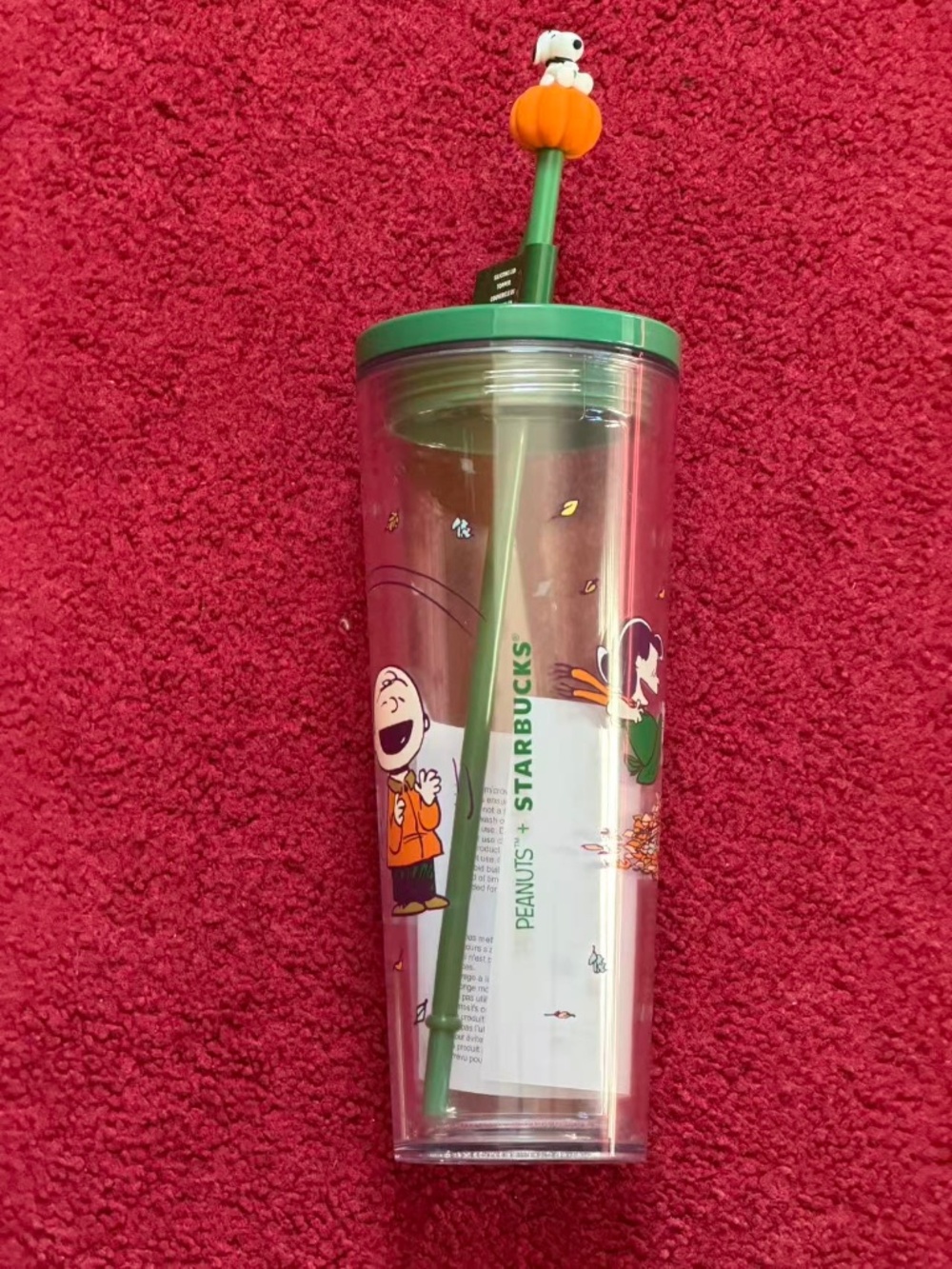 Starbucks x Snoopy Great Pumpkin™ 24oz Plastic Cold Cup